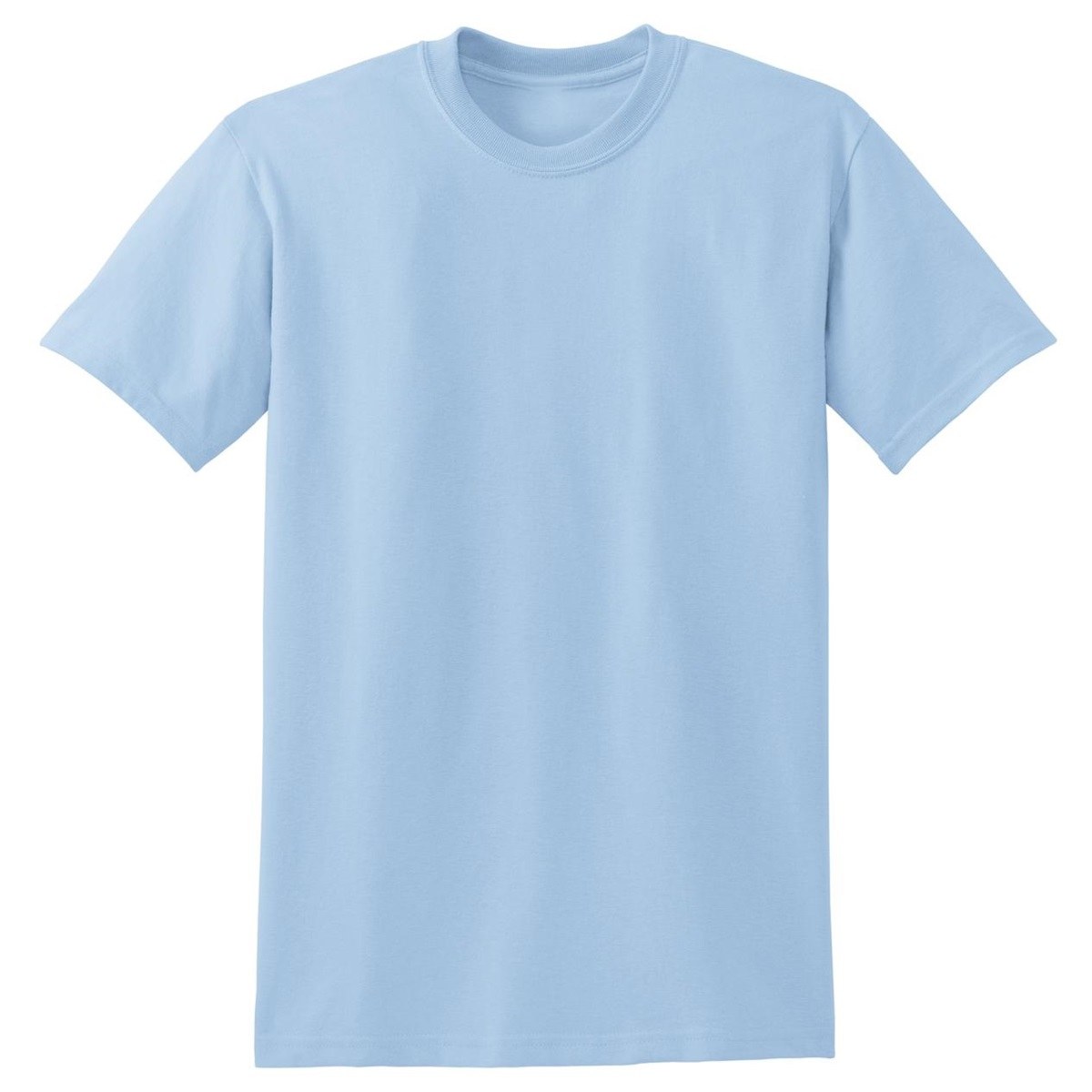 Waffle-Knit Henley – Sky Blue