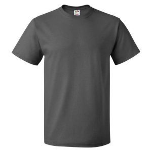 Graphic Crew T-Shirt – Charcoal