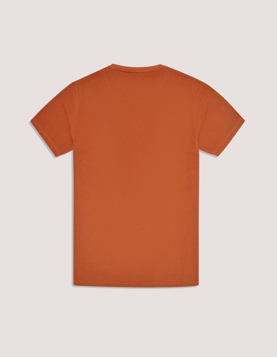 Classic Crew Neck T-Shirt – Rust
