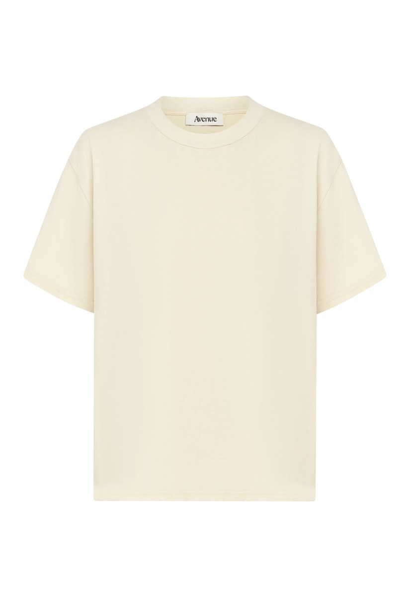 Heavyweight Boxy T-Shirt – Cream