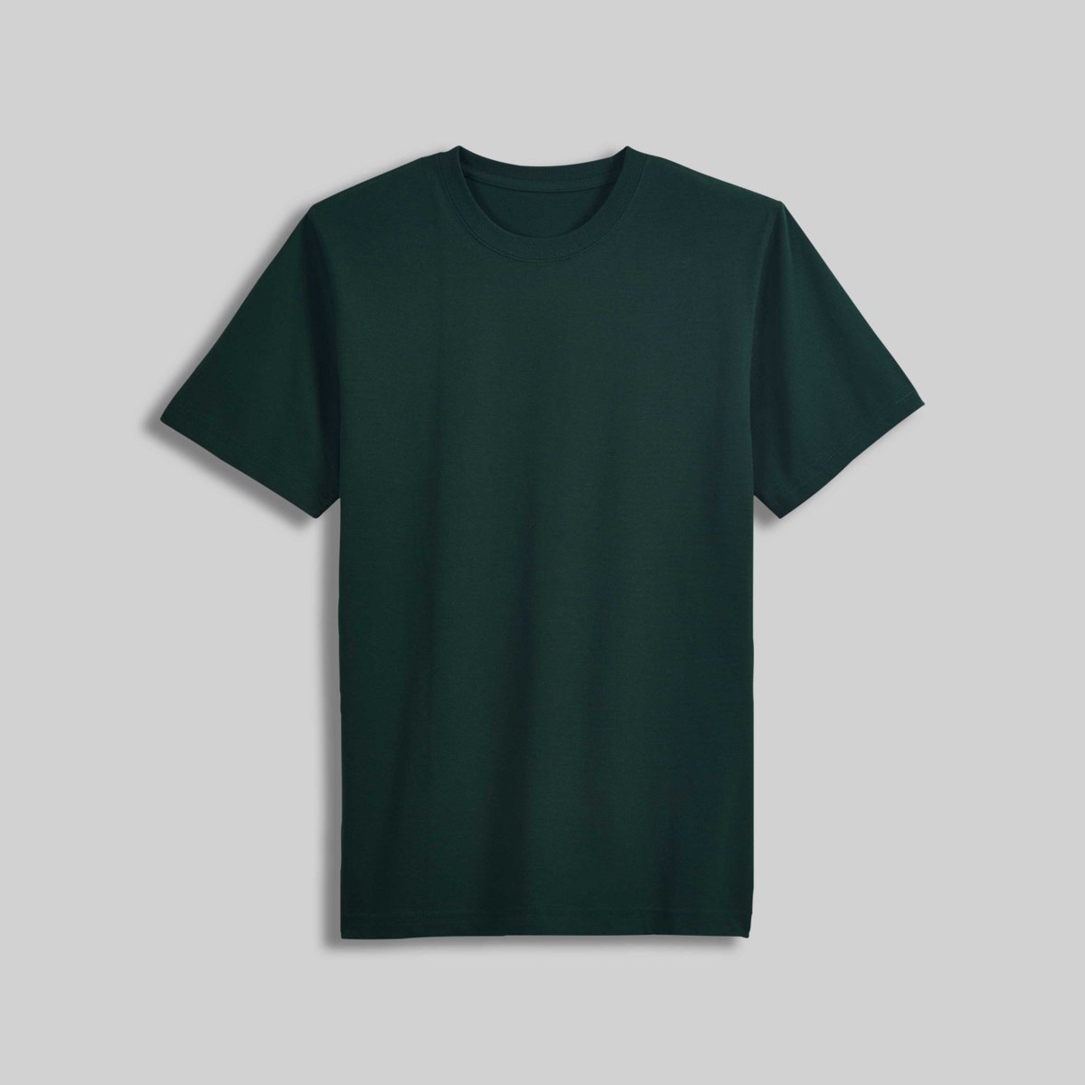Slim V-Neck T-Shirt – Forest Green