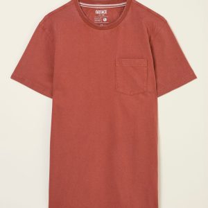 Organic Cotton Crew T-Shirt – Terracotta