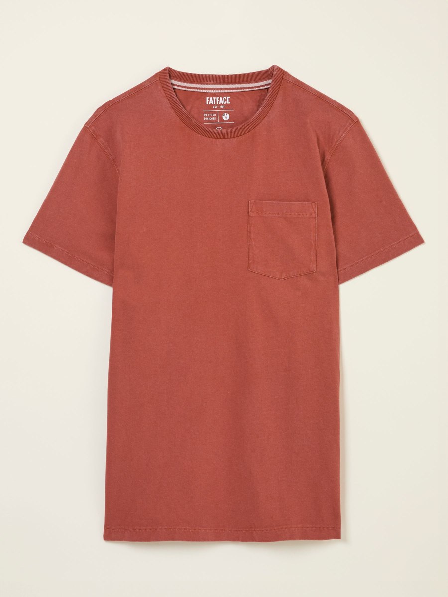 Organic Cotton Crew T-Shirt – Terracotta