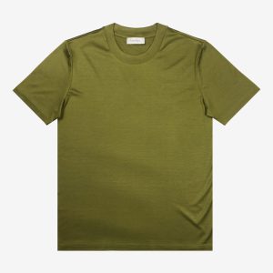 Pima Cotton Crew T-Shirt – Olive