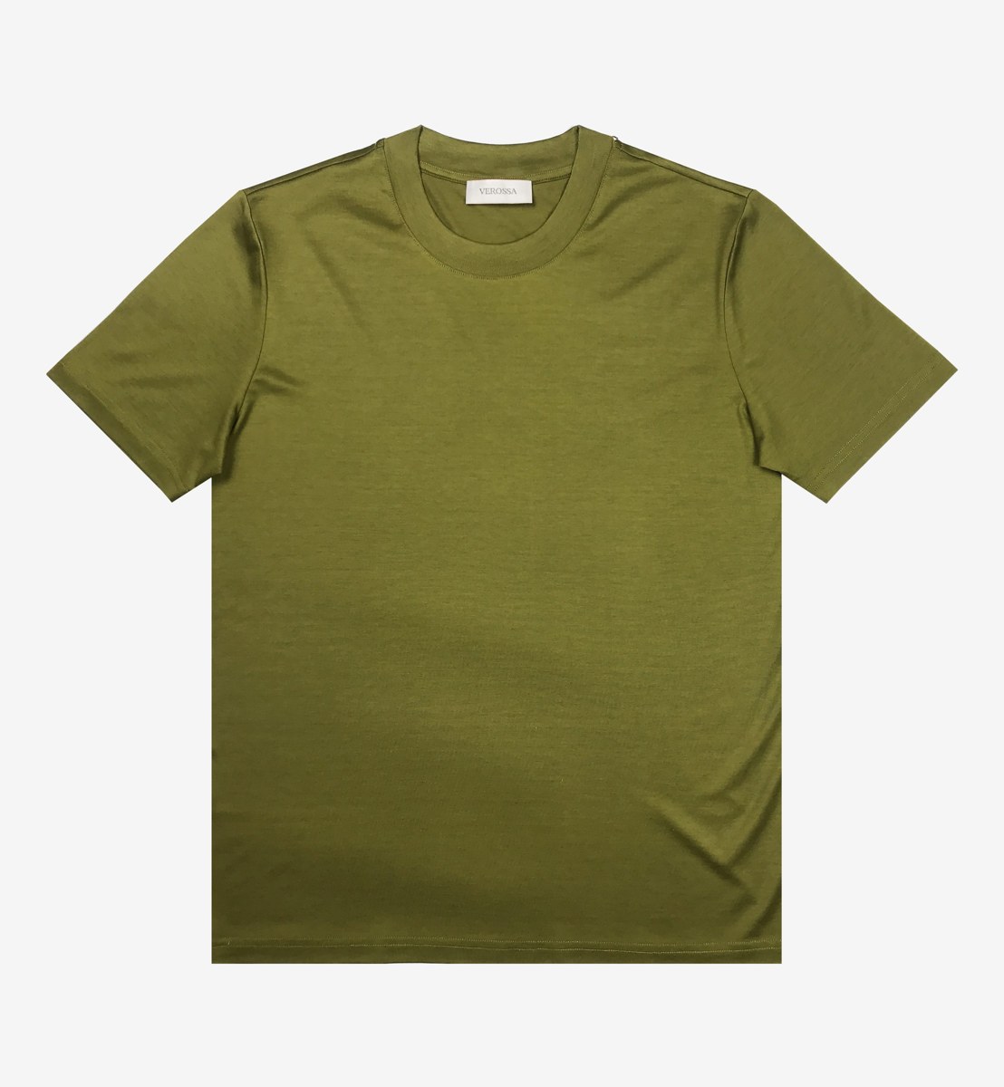 Pima Cotton Crew T-Shirt – Olive