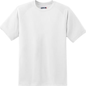 Waffle-Knit Henley – White