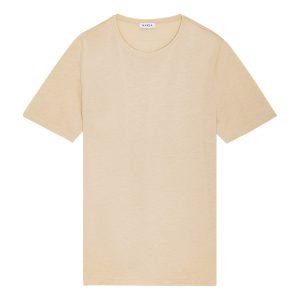 Fitted Scoop Neck T-Shirt – Sand