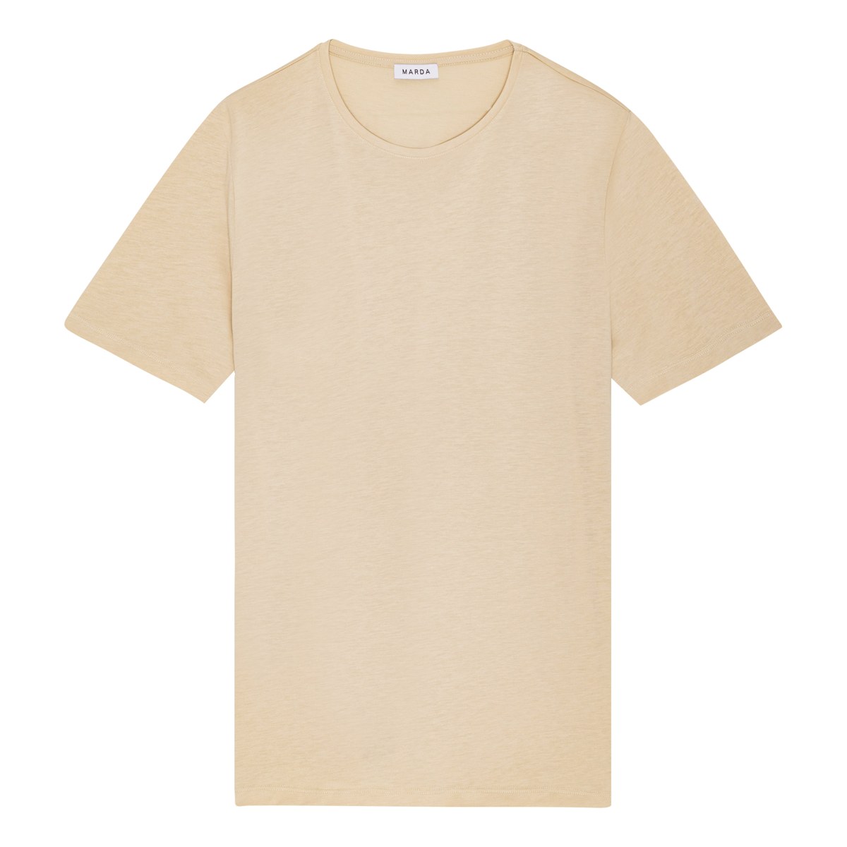 Fitted Scoop Neck T-Shirt – Sand