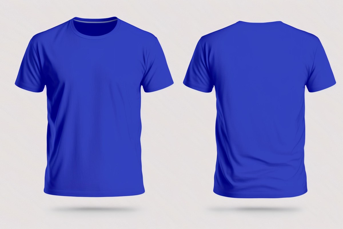 Tri-Blend Crew T-Shirt – Royal Blue
