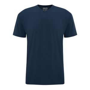 Slim V-Neck T-Shirt – Slate Blue