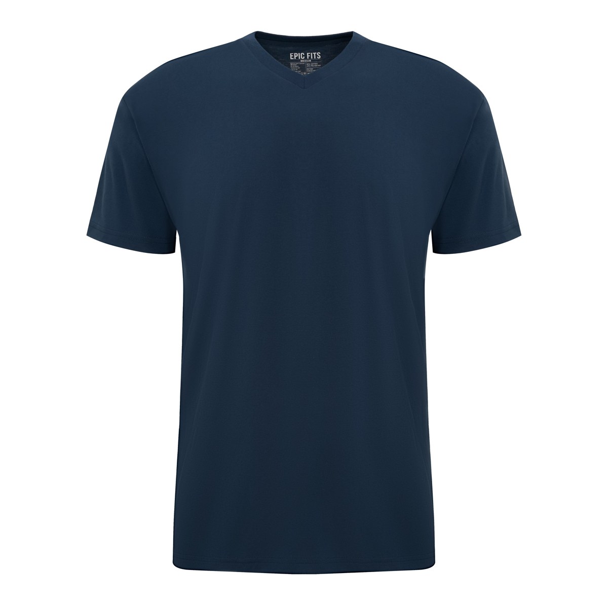 Slim V-Neck T-Shirt – Slate Blue
