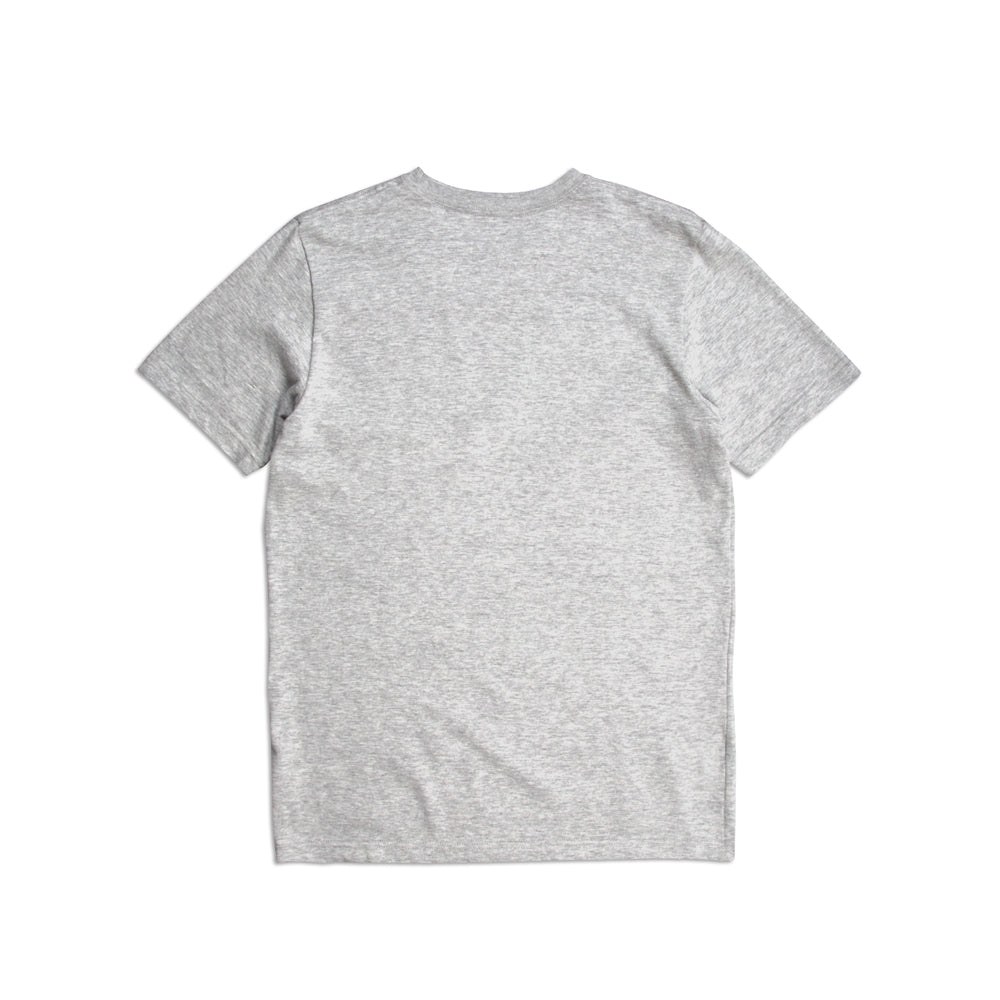 Soft Drape V-Neck T-Shirt – Heather Grey